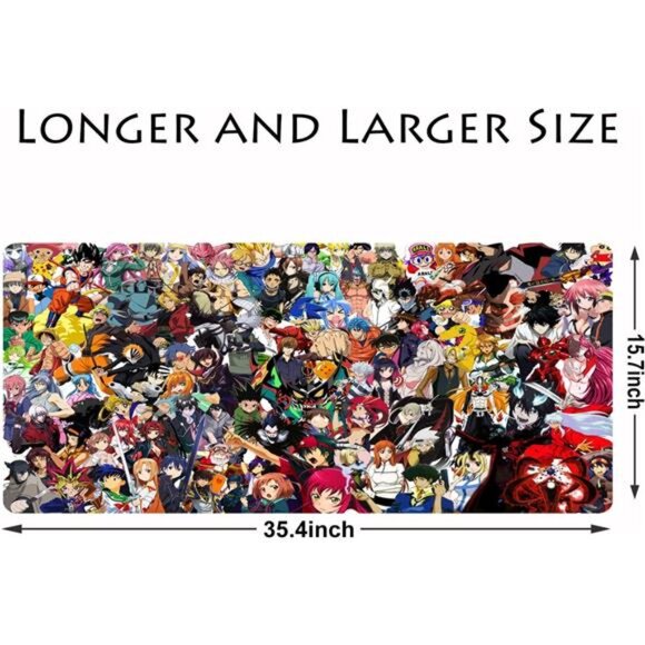 Extended Large Gaming Mouse Pad, Full Desk Keyboard Mouse Pad, XXL Bigmouse Pad - Picture 2 of 8